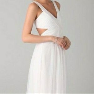 BCBG white gown/maxi